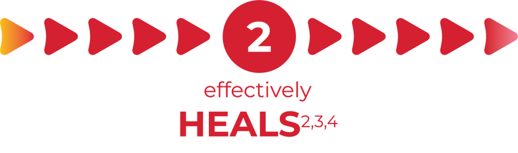Effectively heals